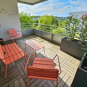  Appartement T3 Universites & Hospitals - Havre De Paix Pres - Parking - Terrasse